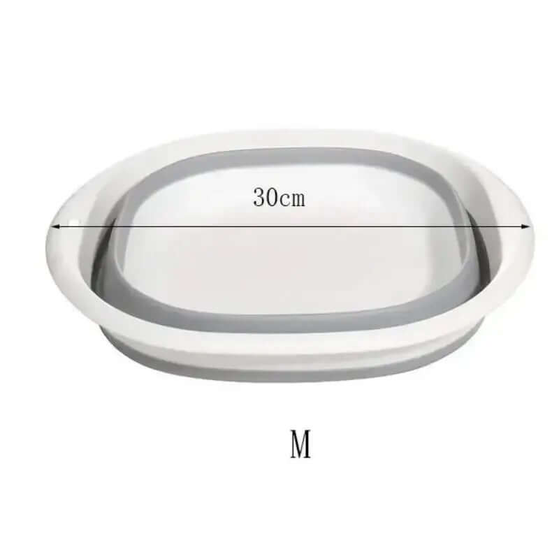 Collapsible Foot Soaking Basin – Portable Space-Saving Foot Spa Tub