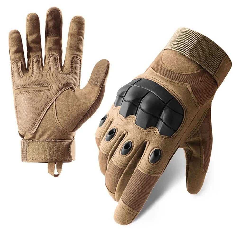 Touchscreen Summer Motorcycle Gloves – Breathable Full-Finger Riding Gear - Poppix